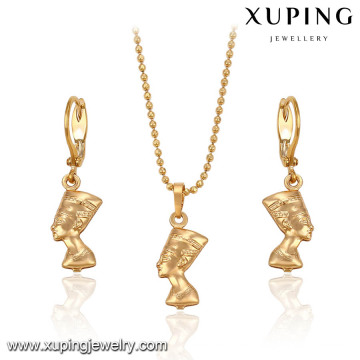 63804-guangzhou mode nachahmung schmuck 18k gold charakter schmuck sets